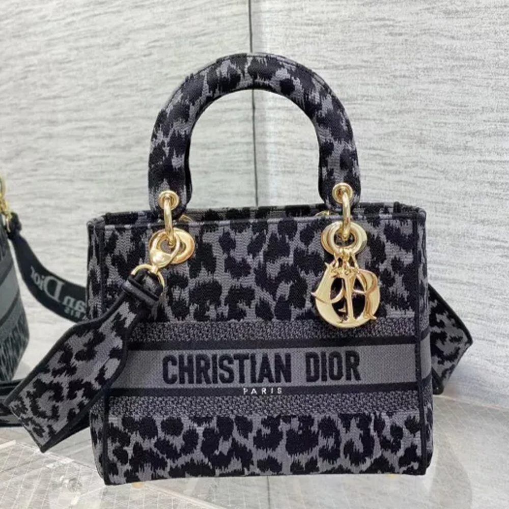 10A + top quality Dior Medium Lady D-Lite Bag 0812 LM003 24cm