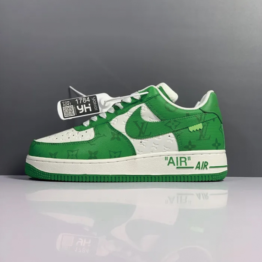 Air Force 1 LV Louis Vuitton Low Green white 1A9VA7