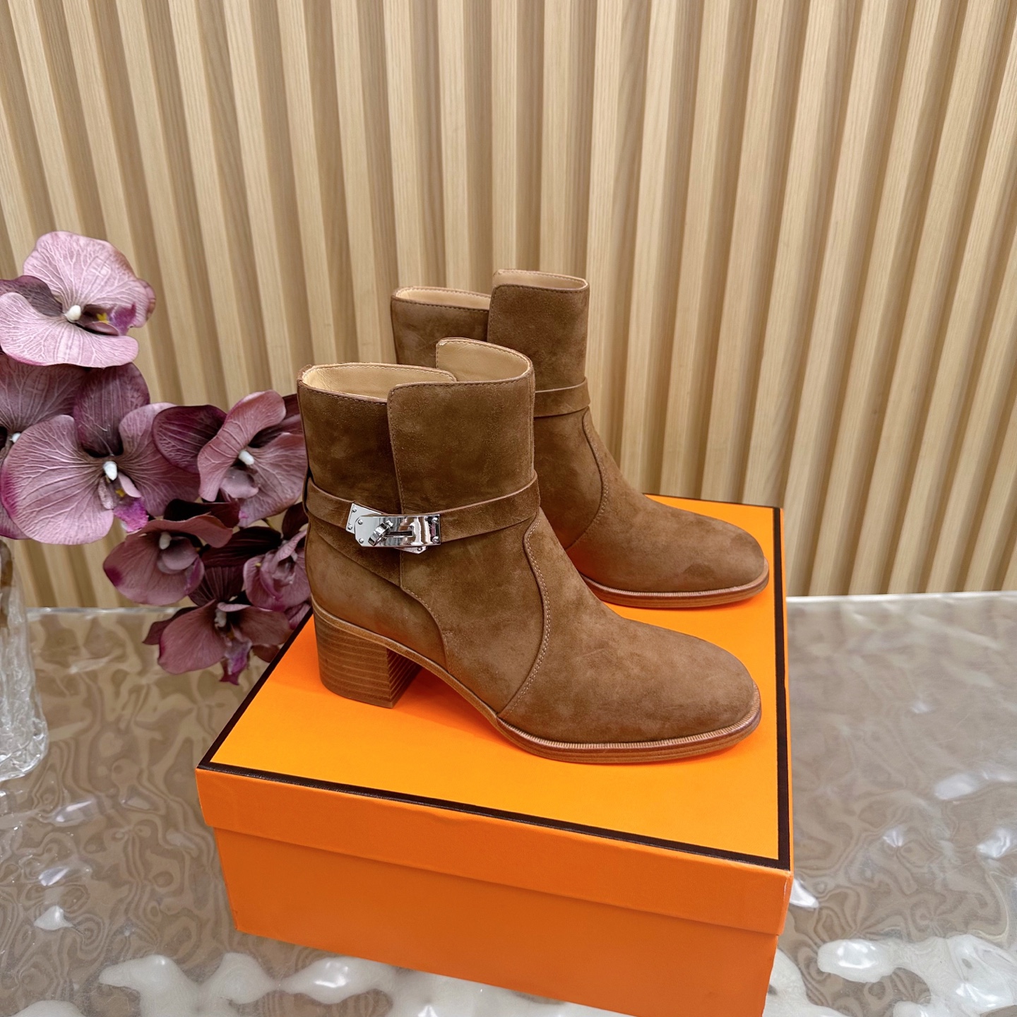 Hermes Shoes Boots Kelly Cowhide