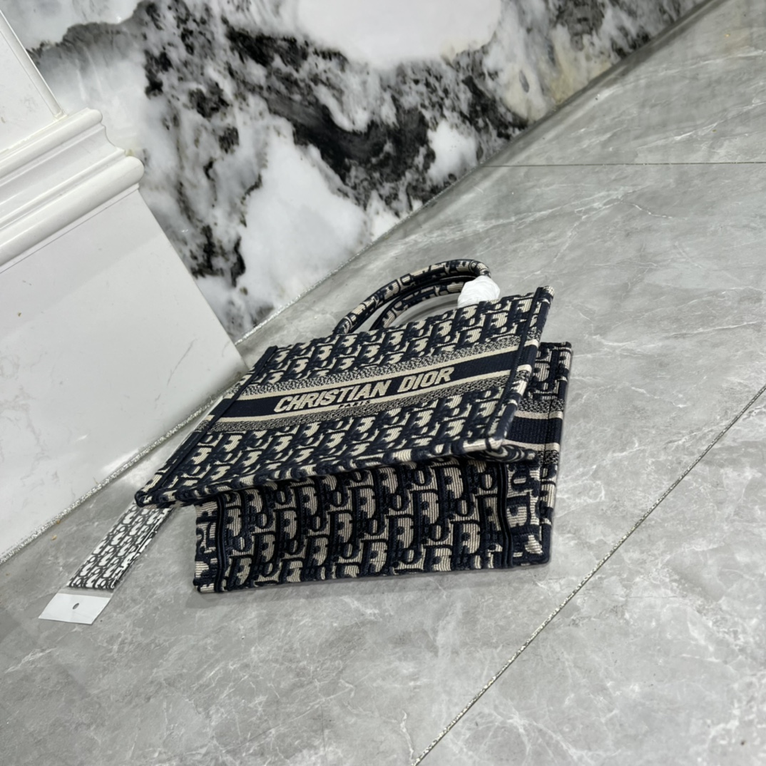 10A + top quality Small Dior Book Tote 0175 XB012 26cm