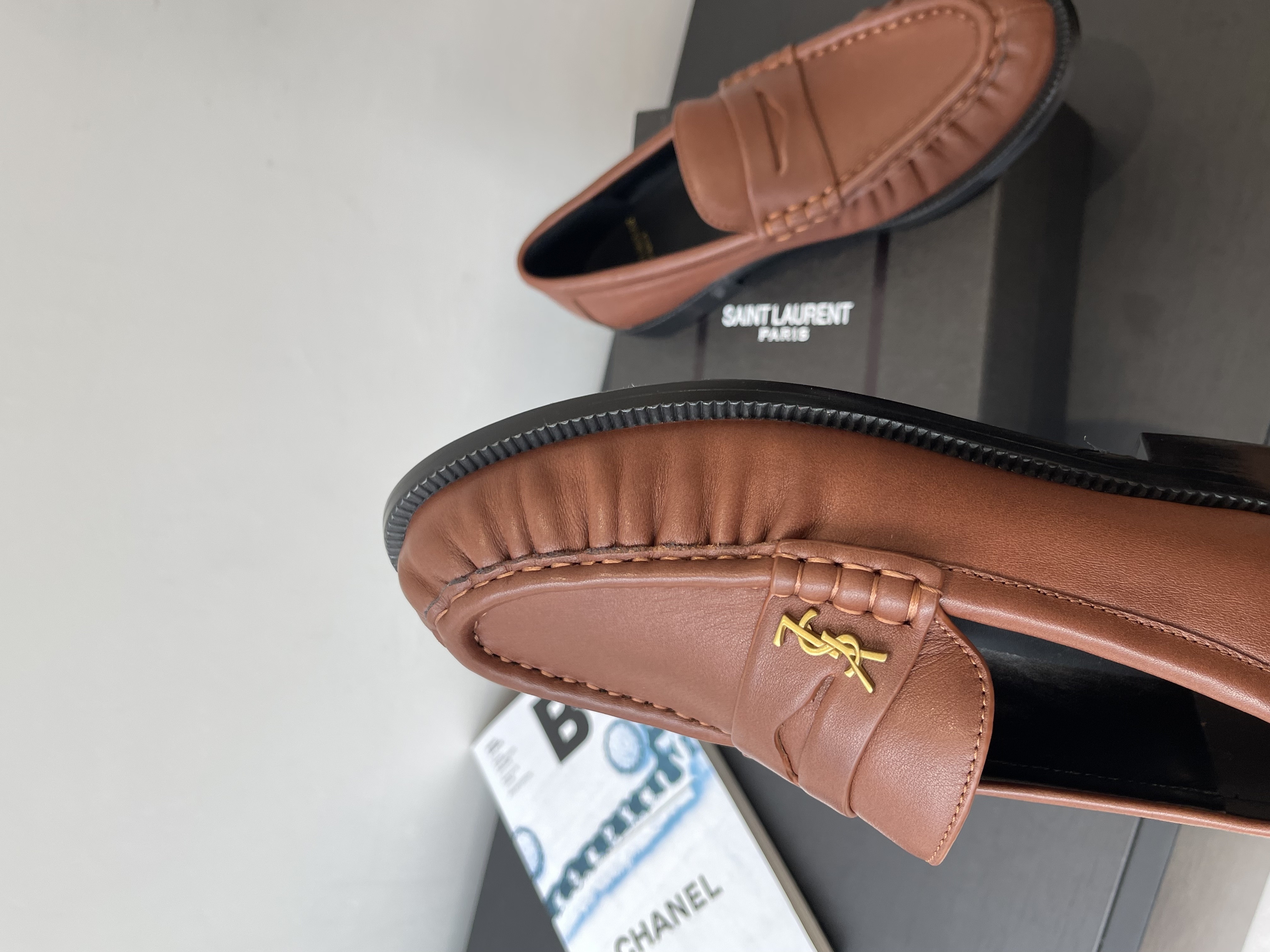 Saint Laurent Shoes Loafers Cowhide