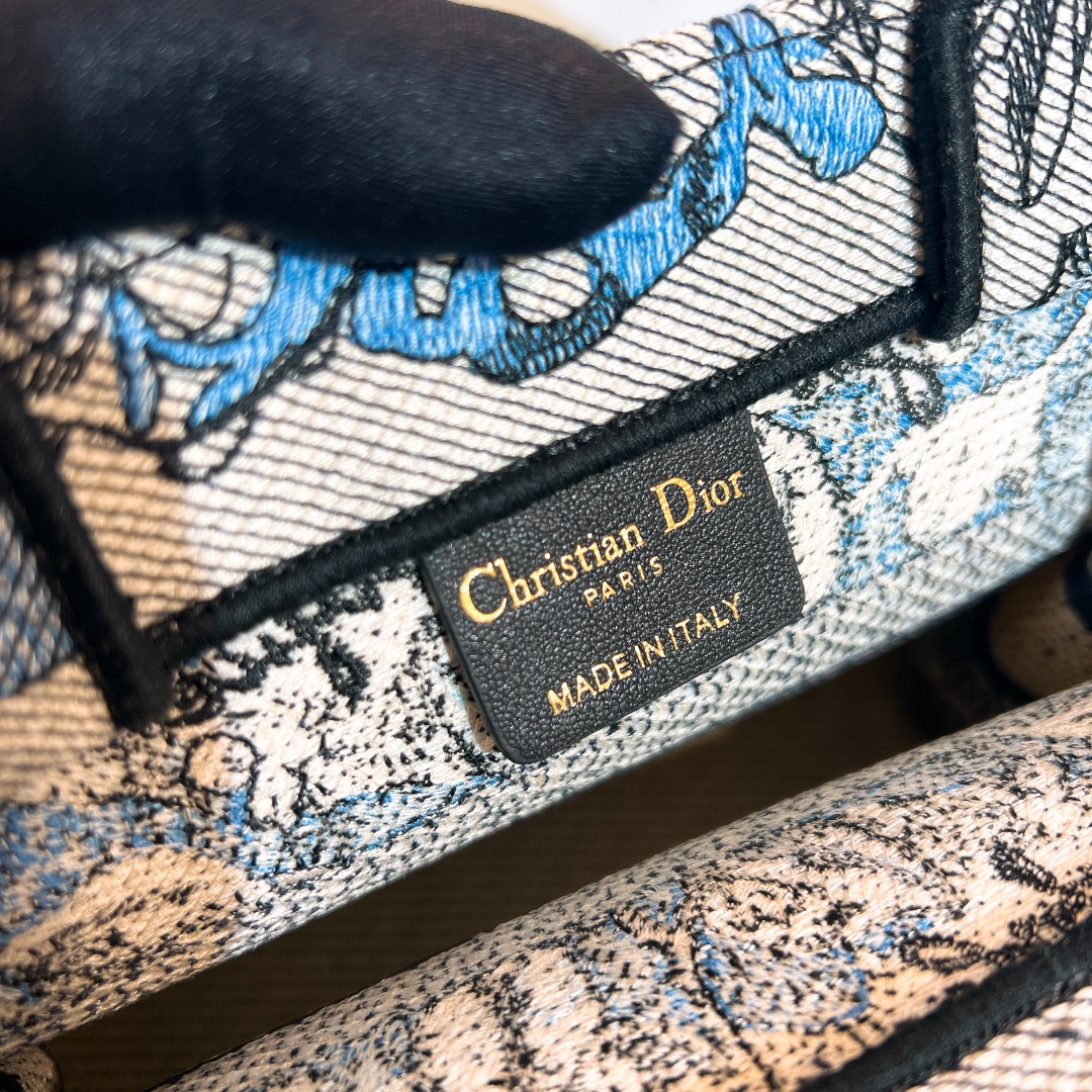 10A + top quality Small Dior Book Tote 1265 DLAM012 26.5cm