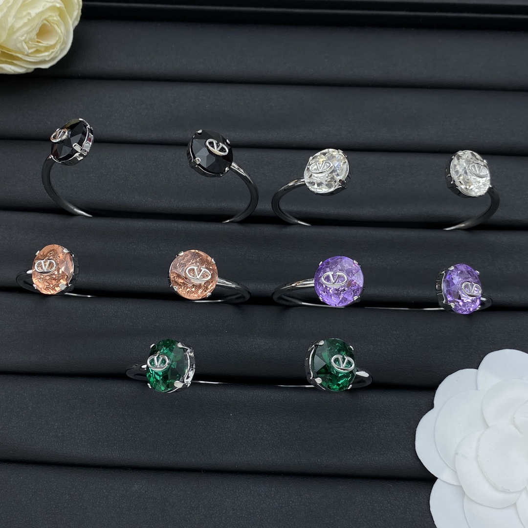 Valentino Jewelry Bracelets Colored Diamond Cuff Bracelet