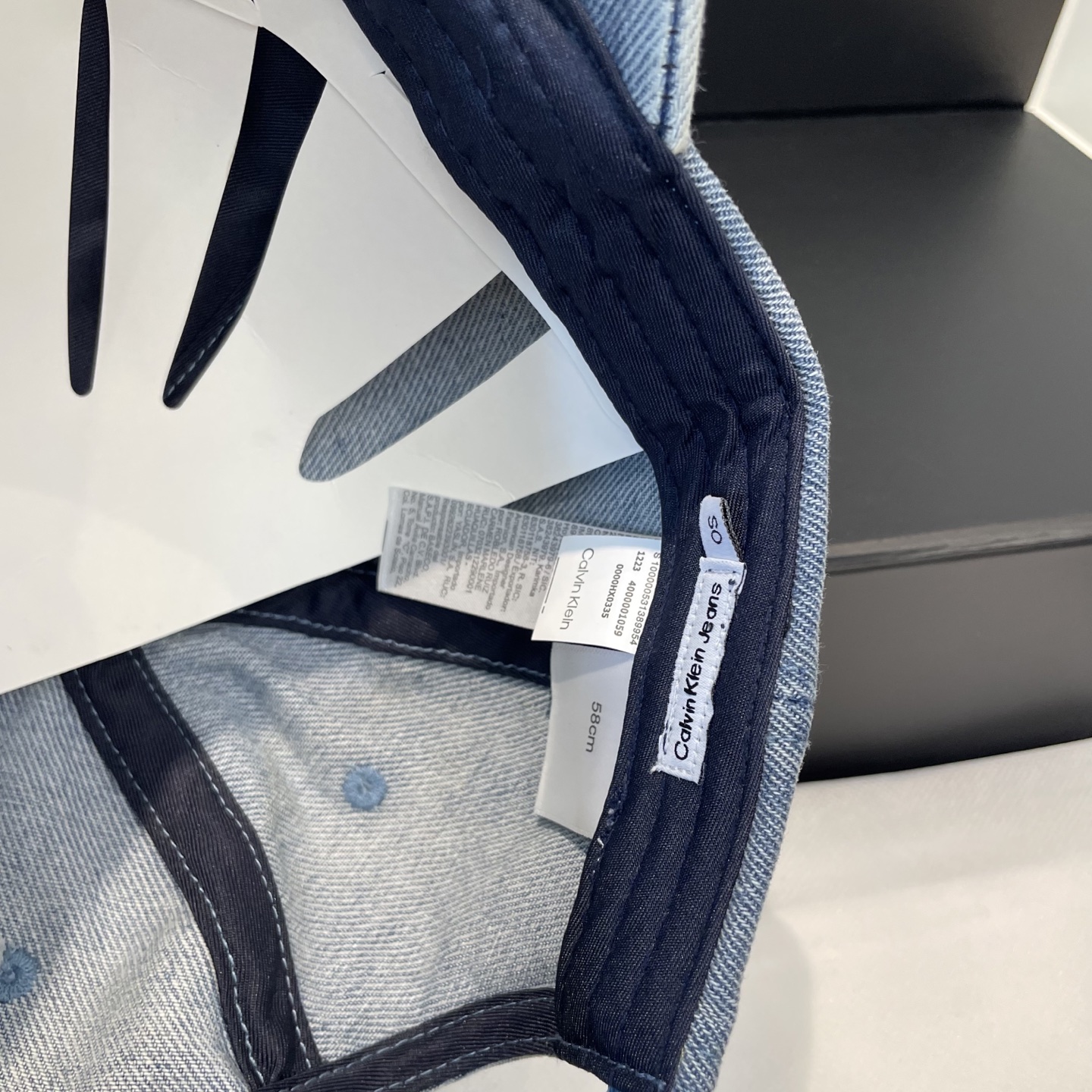 CK Hat Embroidered Denim Baseball Cap Accessories