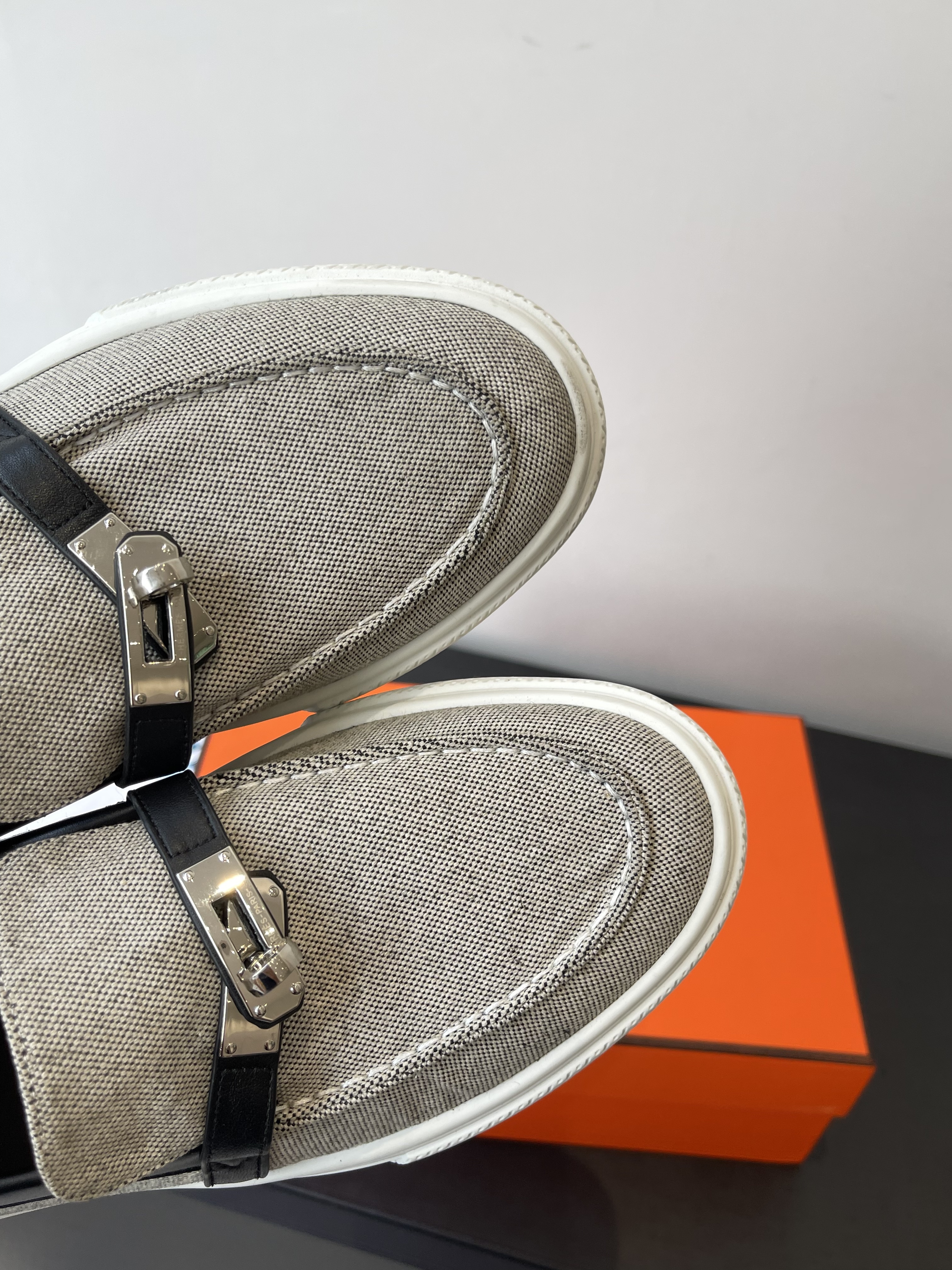 Hermes Shoes Loafers Cowhide