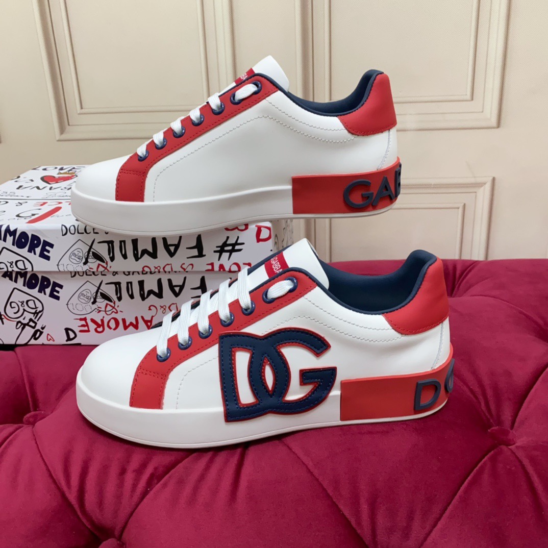 D&G Shoes Casual Shoes Top-Grain Cowhide