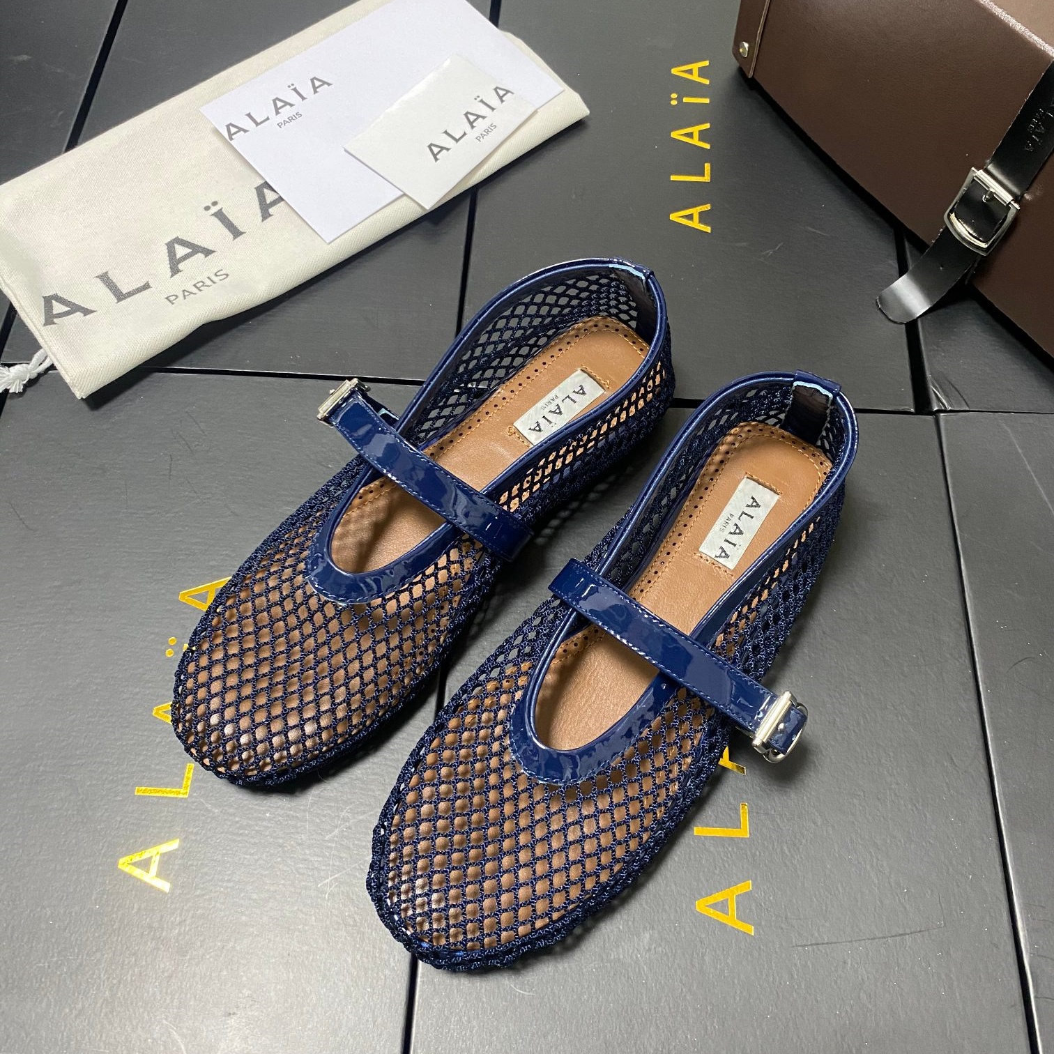 Alaia Shoes Fashion flat ballet shoes