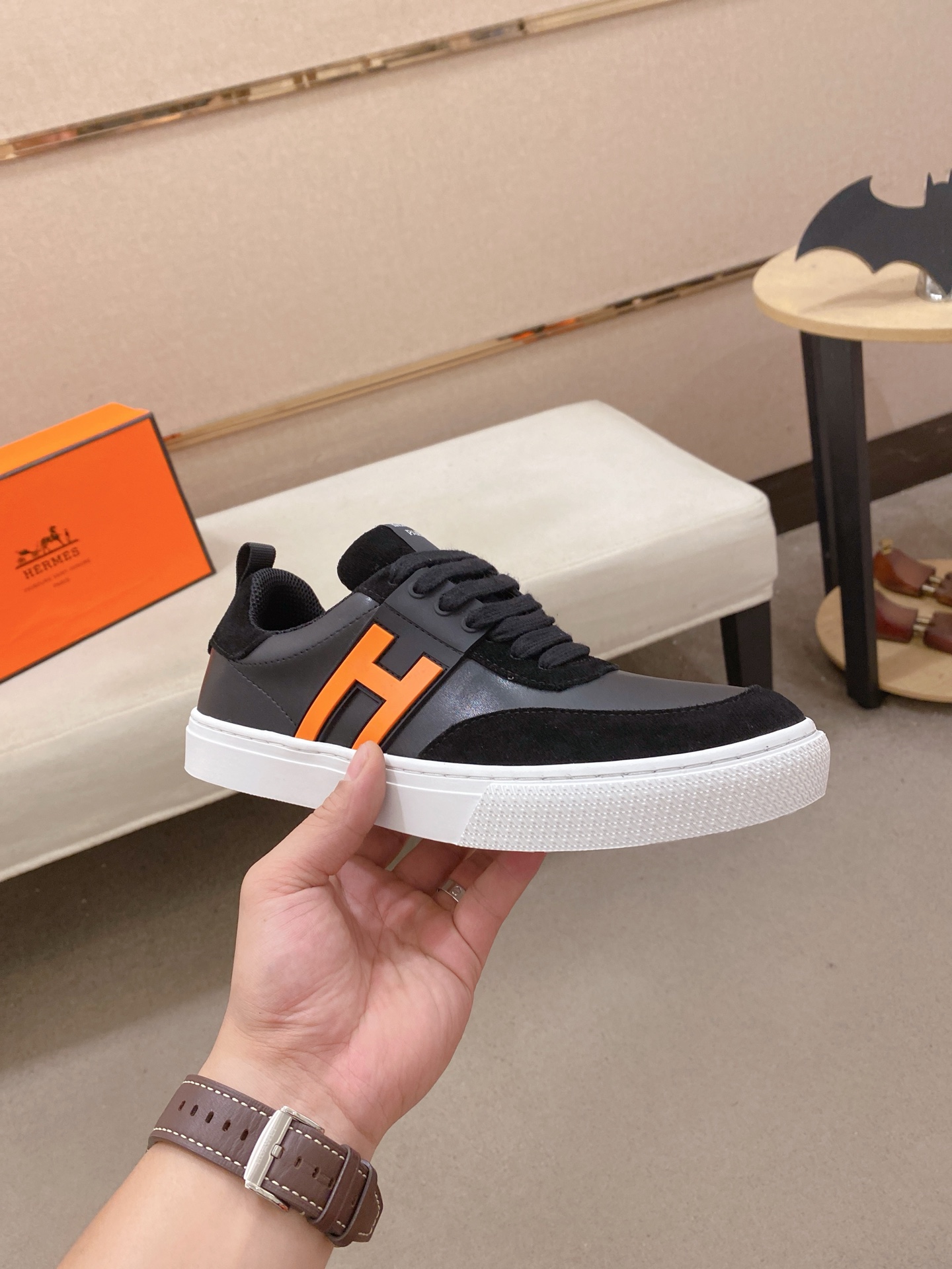 Hermes Shoes Casual Shoes Cowhide