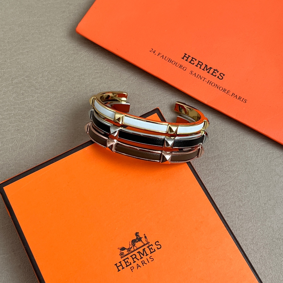 Hermes Jewelry Bangle Open Liu Ding