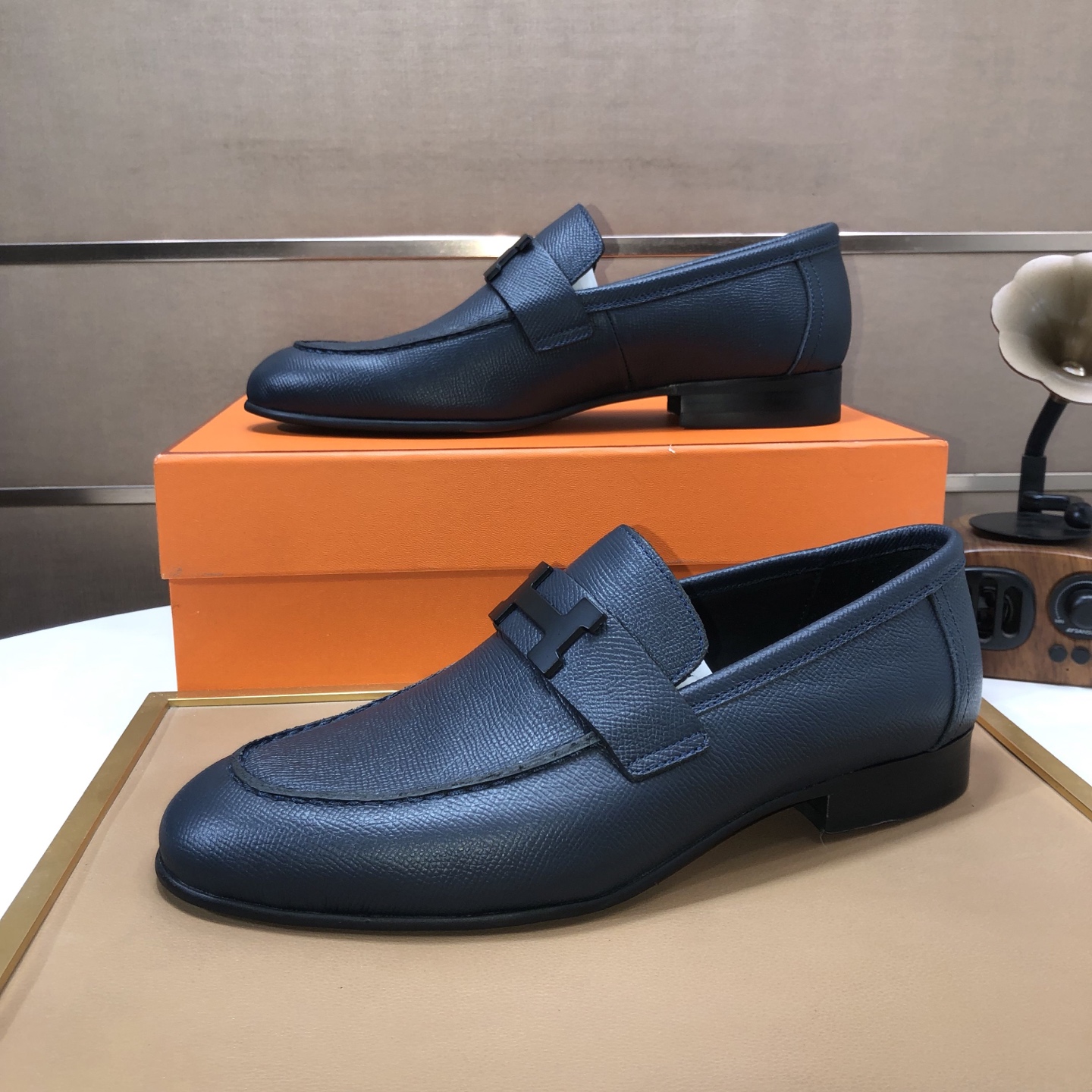 Hermes Shoes Leather Shoes Cowhide