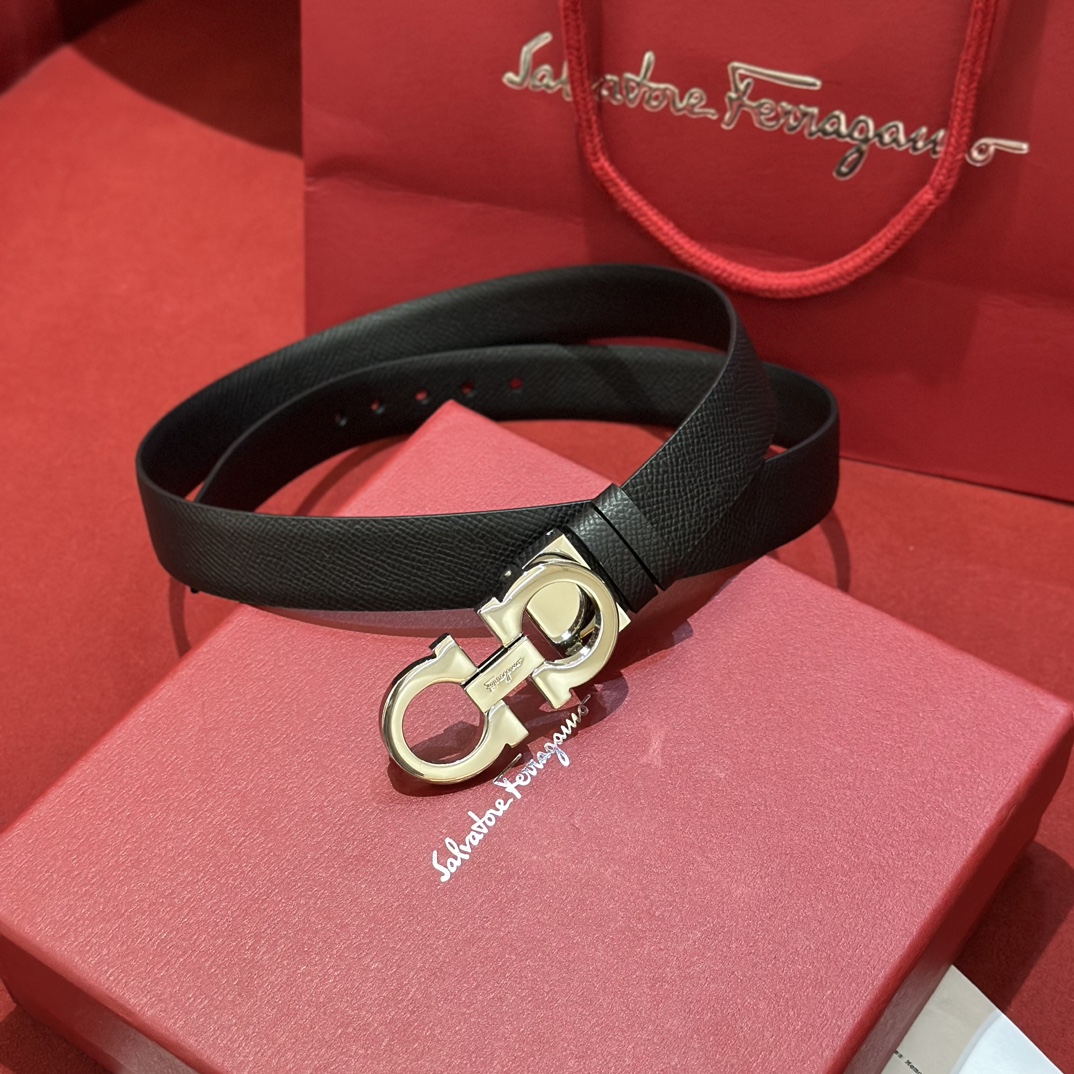 FERRAGAMO Belt 004 22PJ081 2.5cm