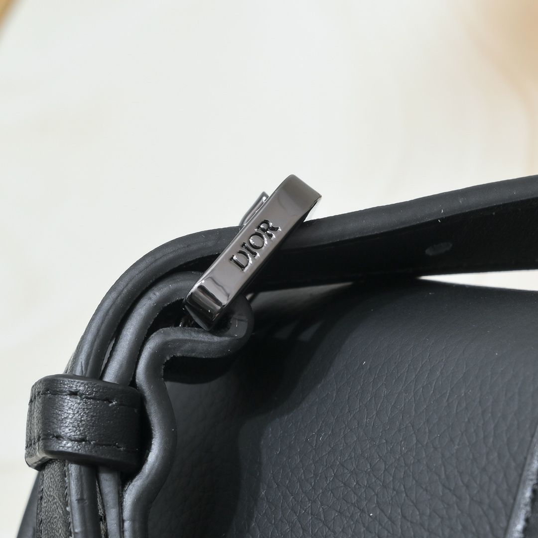 Mini Dior Tears Gallop Bag All Black 1070 XB022 20.5cm