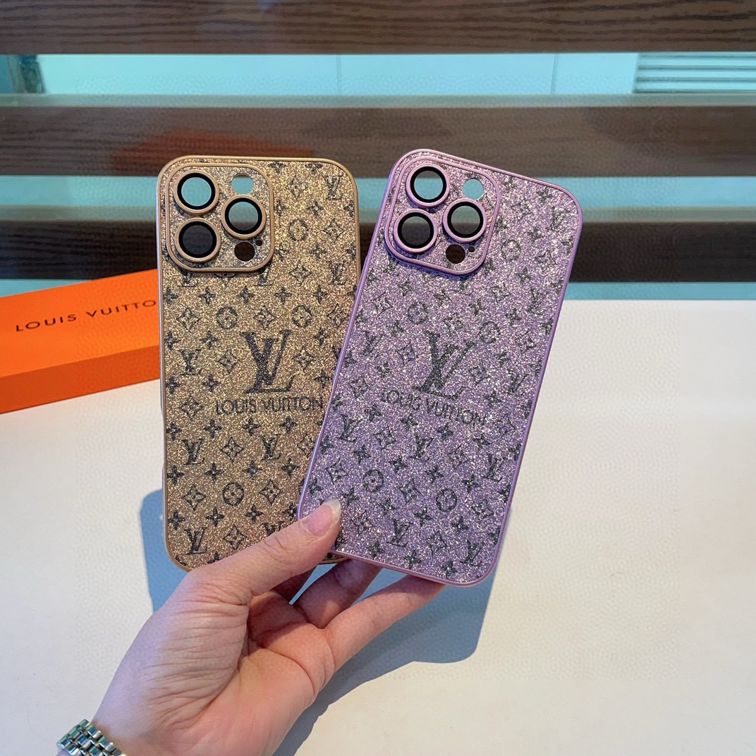 Louis Vuitton Phone Case Electroplated Matte Feel All-Around Phone Case Accessories