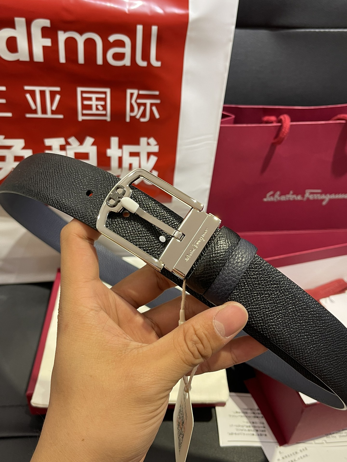 FERRAGAMO Belt 001 22PJ081 3.5cm