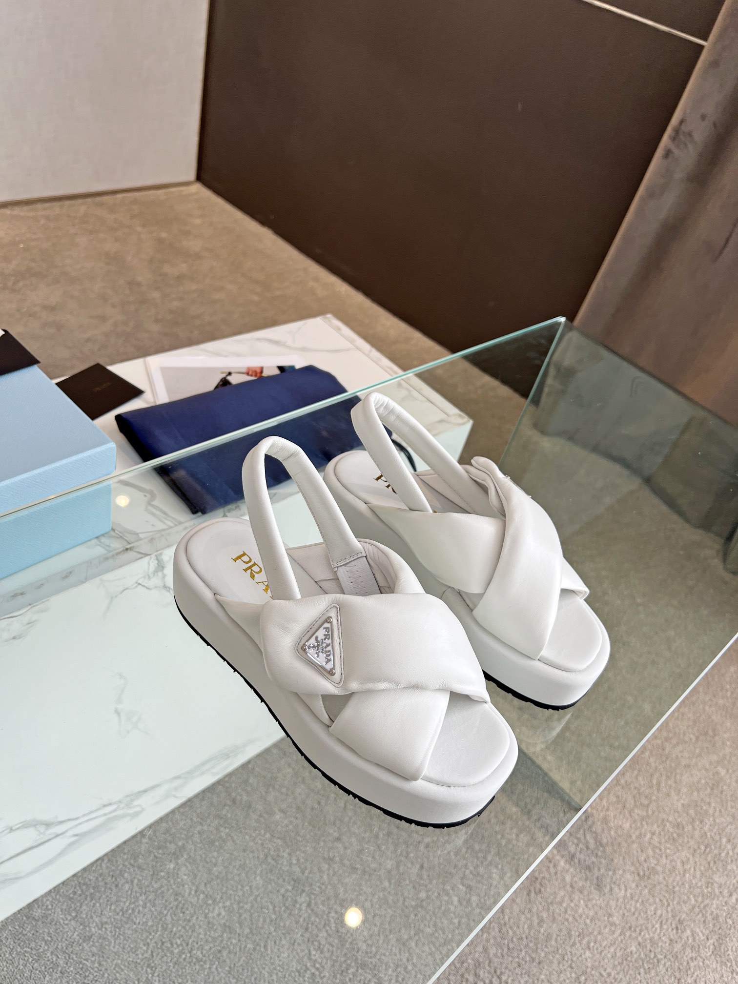 Prada Shoes Bread Women's Sandals