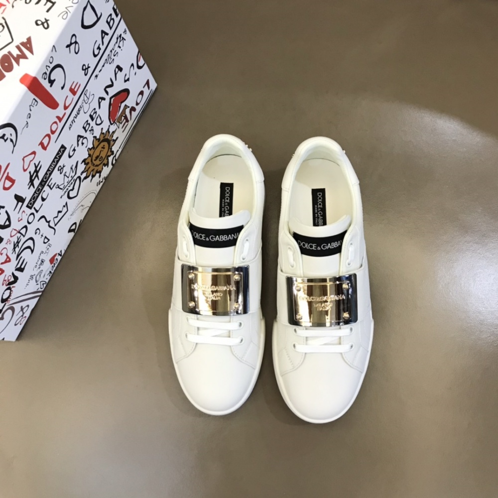 D&G Shoes Casual Shoes Cowhide Shoe