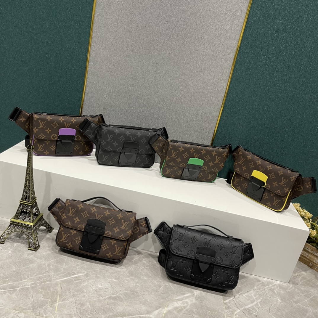 LV S Lock Sling Waist Bag M46245 LM051 21cm