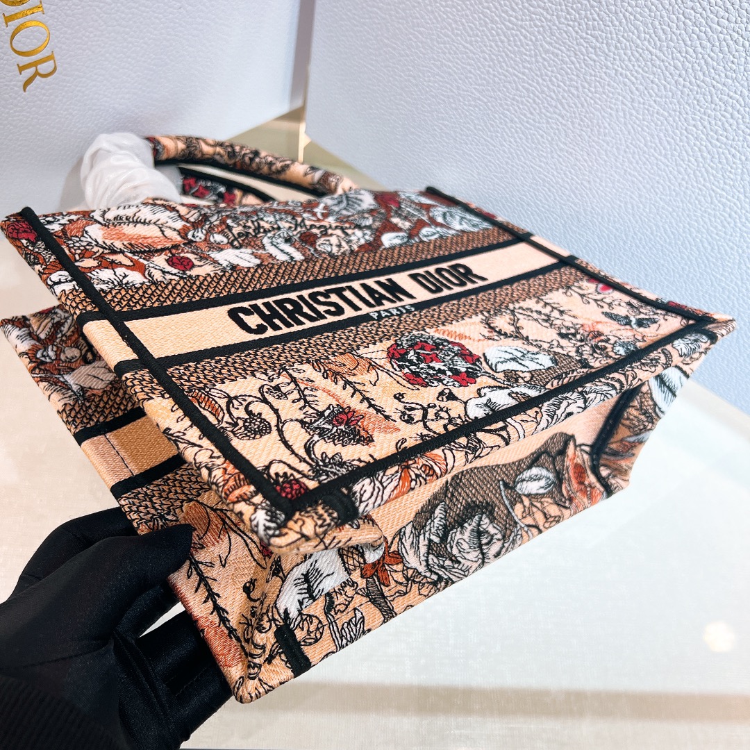 10A + top quality Small Dior Book Tote 1265 DLAM012 26.5cm
