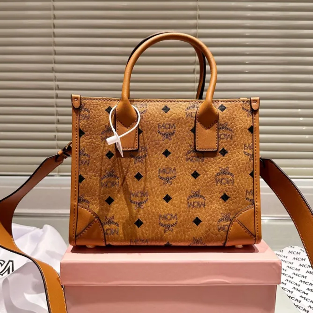 MCM Munchen Tote 022 LLS551 24cm