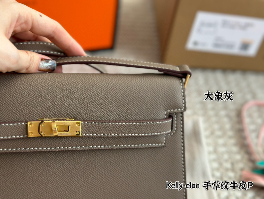 Hermes Kelly Elan Bag 004 DB591 25cm