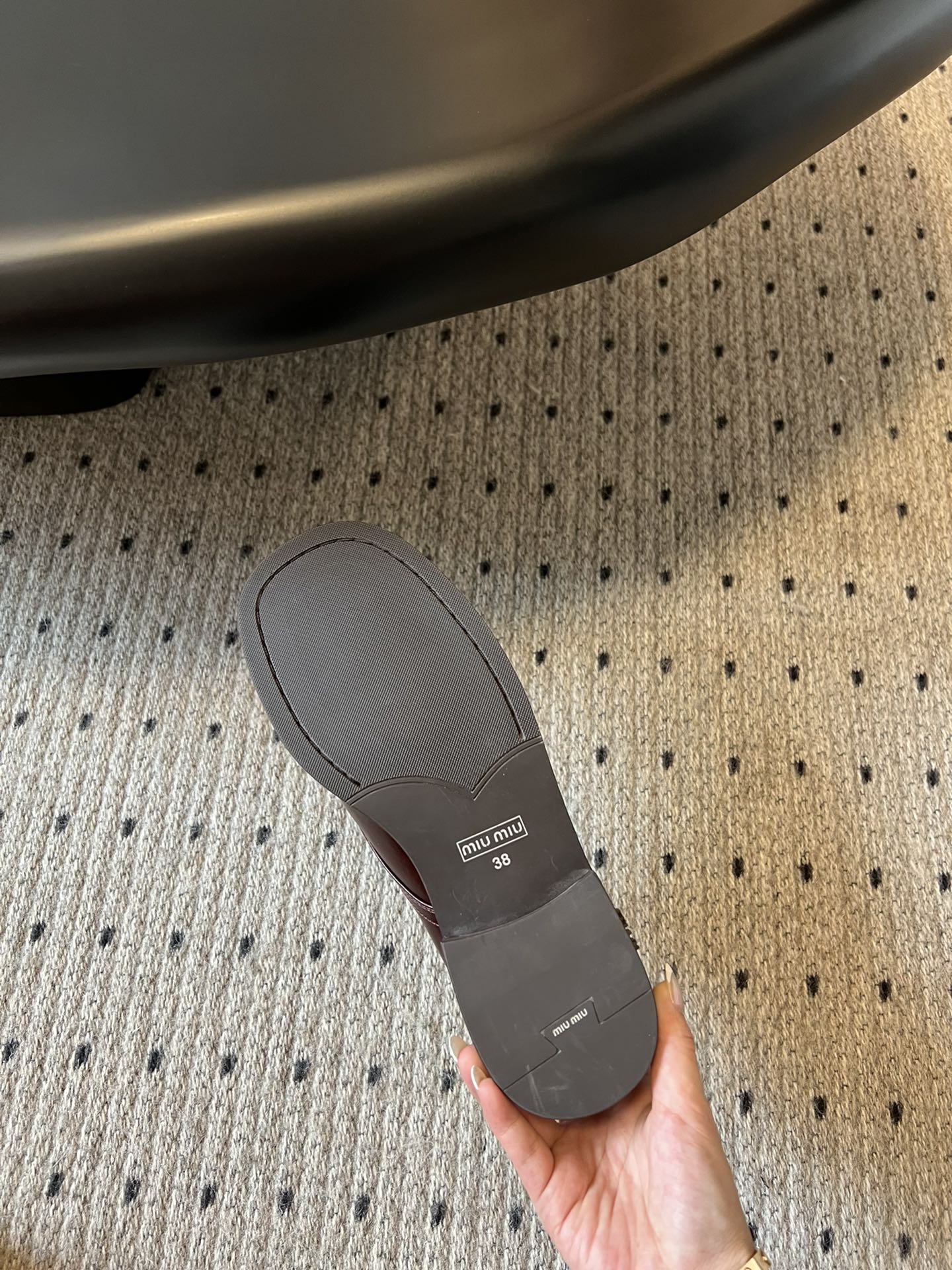 Miu Miu Shoes Leather Shoes Cowhide