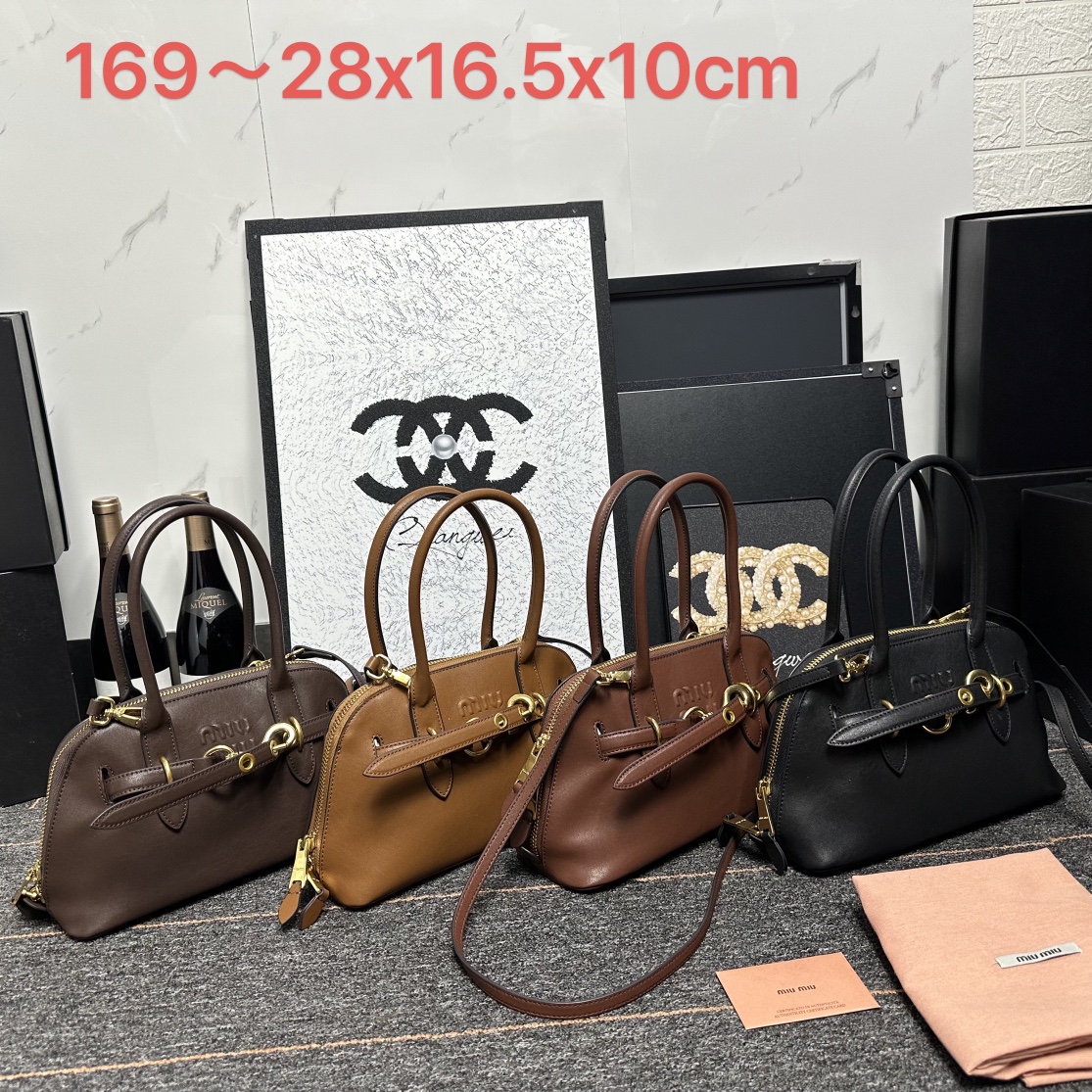 Miu Miu Aventure Handbag 5BB169 LM571 28cm