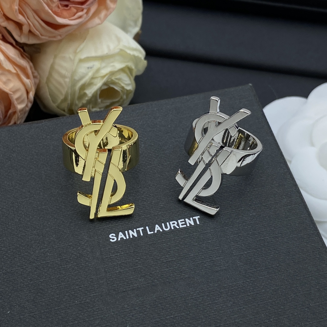 Saint Laurent Jewelry Rings Letter ring