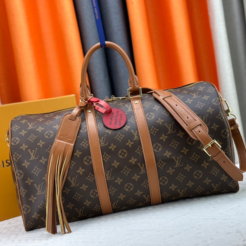 Louis Vuitton Keepall Bandoulière 50 travel bag