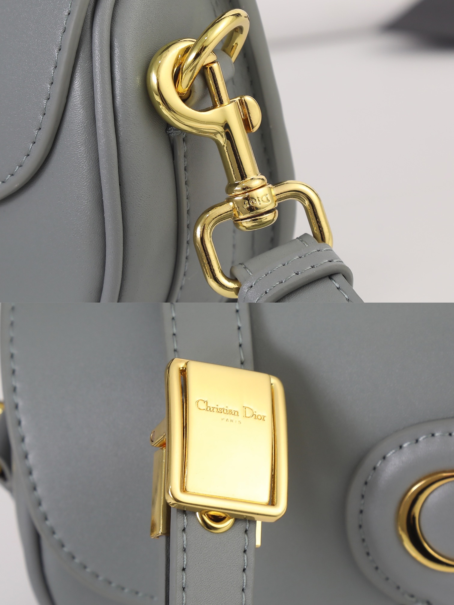 Dior Bobby East-West Bag Grey 2012 XM071 22cm