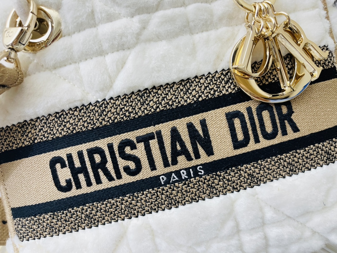 10A + top quality Dior Medium Lady D-Lite Bag 9920 DD003 24cm