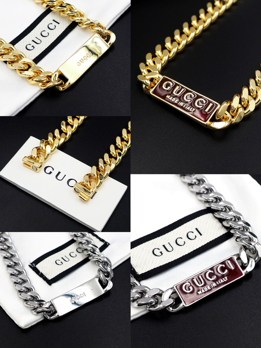 Gucci Jewelry Necklace Bold enamel finish