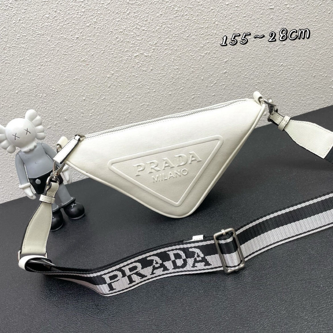 Prada Triangle Bag 2VH155 LM051 28cm