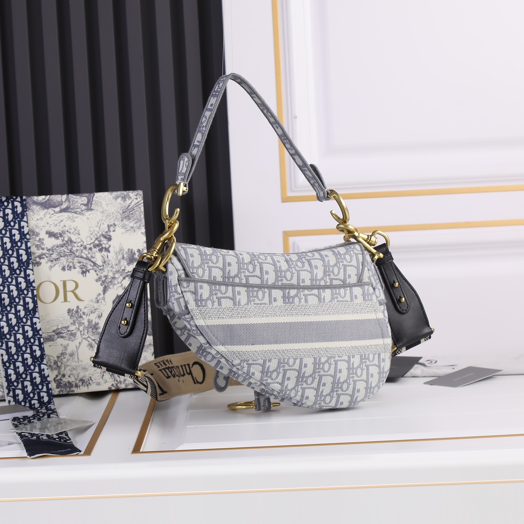 Saddle Bag Gray print CD-5501 XB032 25.5cm