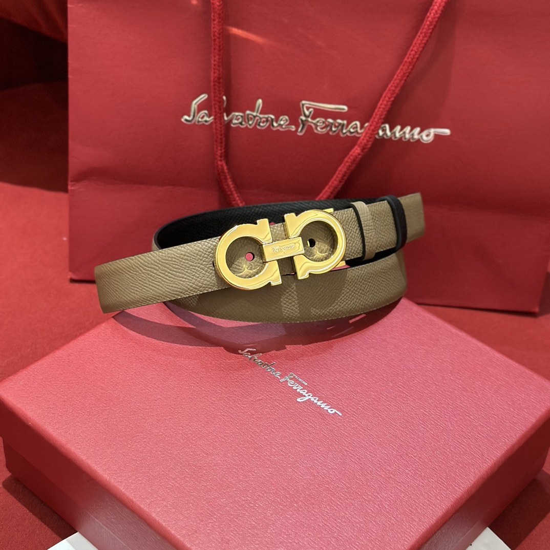 FERRAGAMO Belt 005 22PJ081 2.5cm