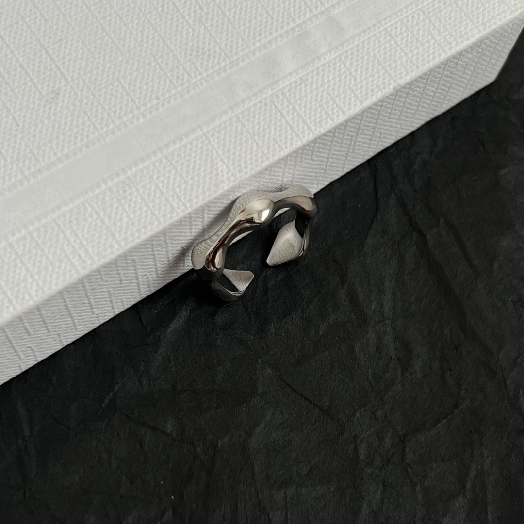 Celine Jewelry Rings Open Wave Design