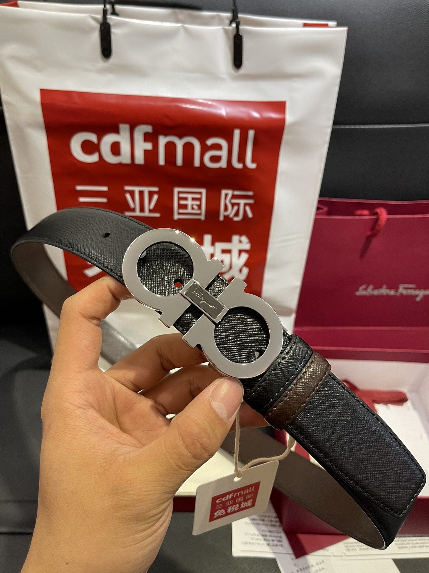 FERRAGAMO Belt 002 22PJ081 3.5cm