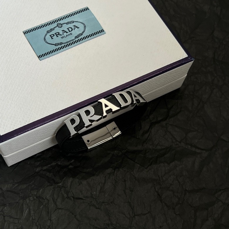 Prada Jewelry Bracelets Handmade leather bracelet elegant and stylish