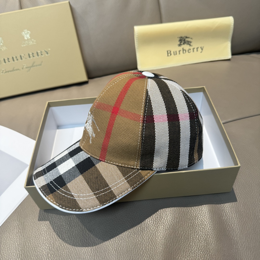 Burberry Hat Warhorse Embroidered Baseball Cap Accessories