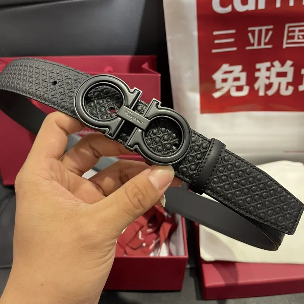 FERRAGAMO Belt 002 22PJ081 3.5cm