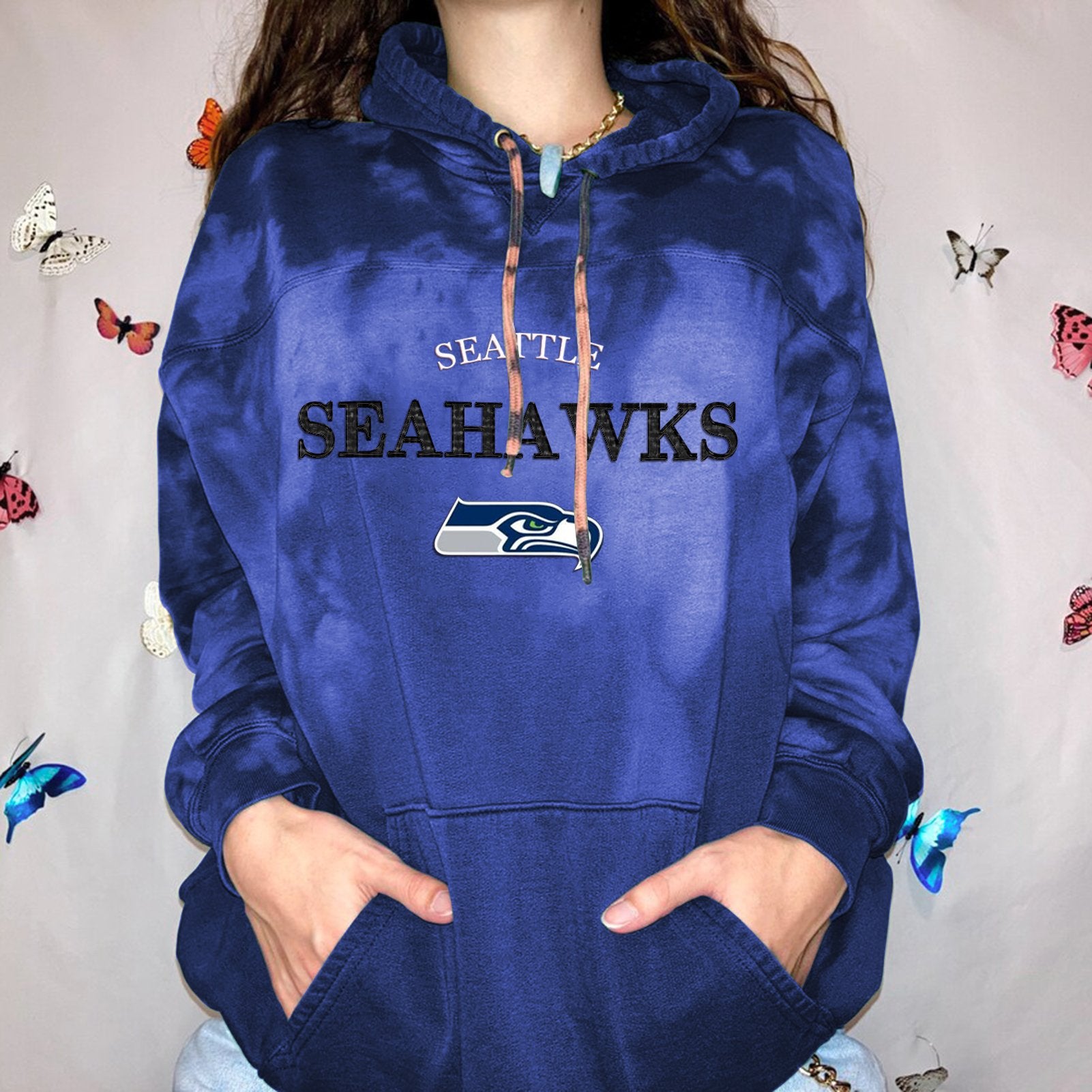 Seattle Seahawks Women Printed  Hoodie-Seattle Seahawks - fitnfan