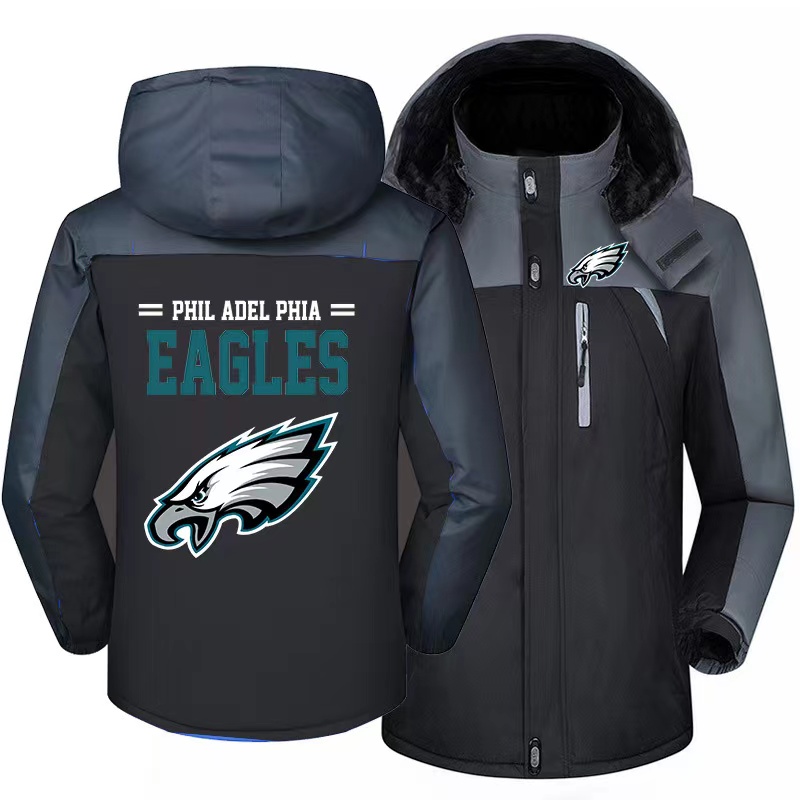 New  fleece jacket sweater hoodie clothes-Philadelphia Eagles - fitnfan