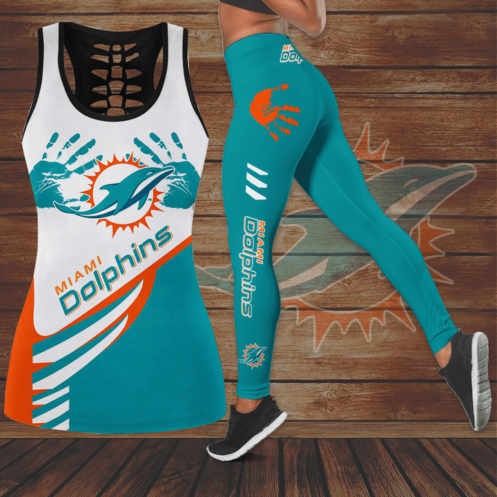 Miami Dolphins  Sports Sweatshirt Two-Piece Suit-Miami Dolphins - fitnfan