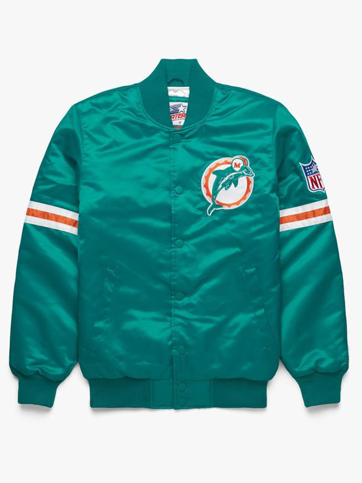 HOMAGE X Starter Miami Dolphins Gridiron Jacket-Miami Dolphins - fitnfan