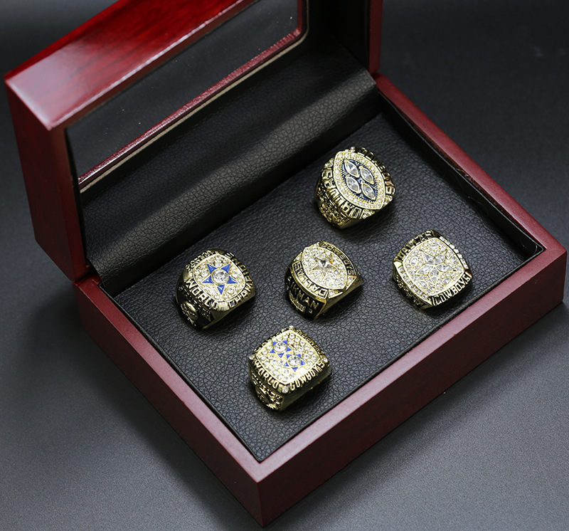 1971 77 92 93 95 Destroy the New Zealand Fanswear Super Bowl Championship Ring Set-Dallas Cowboys - fitnfan