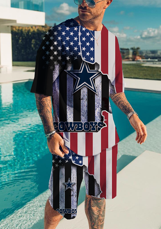 Dallas CowboysLimited Edition Top And Shorts Two-Piece Suits - fitnfan