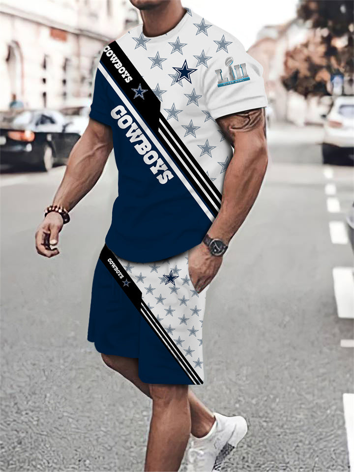 Dallas CowboysLimited Edition Top And Shorts Two-Piece Suits - fitnfan