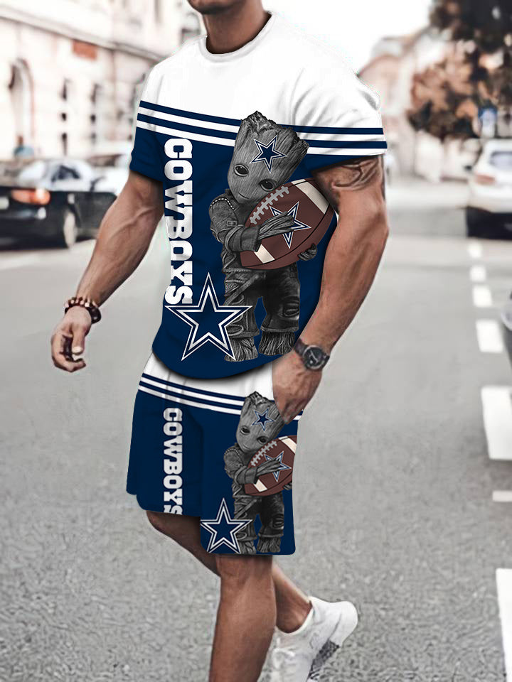 Dallas CowboysLimited Edition Top And Shorts Two-Piece Suits - fitnfan