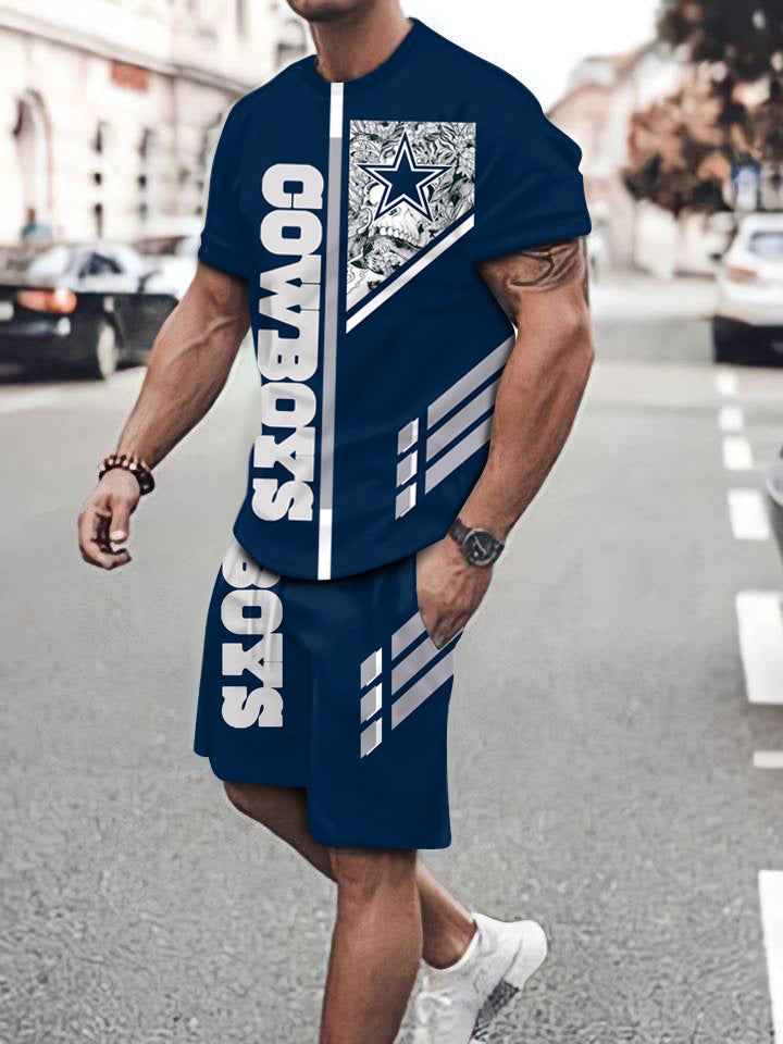 Dallas CowboysLimited Edition Top And Shorts Two-Piece Suits - fitnfan