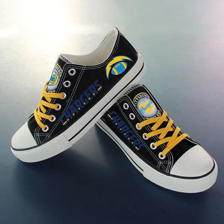 Casual printing couple's canvas shoes-Los Angeles Rams - fitnfan
