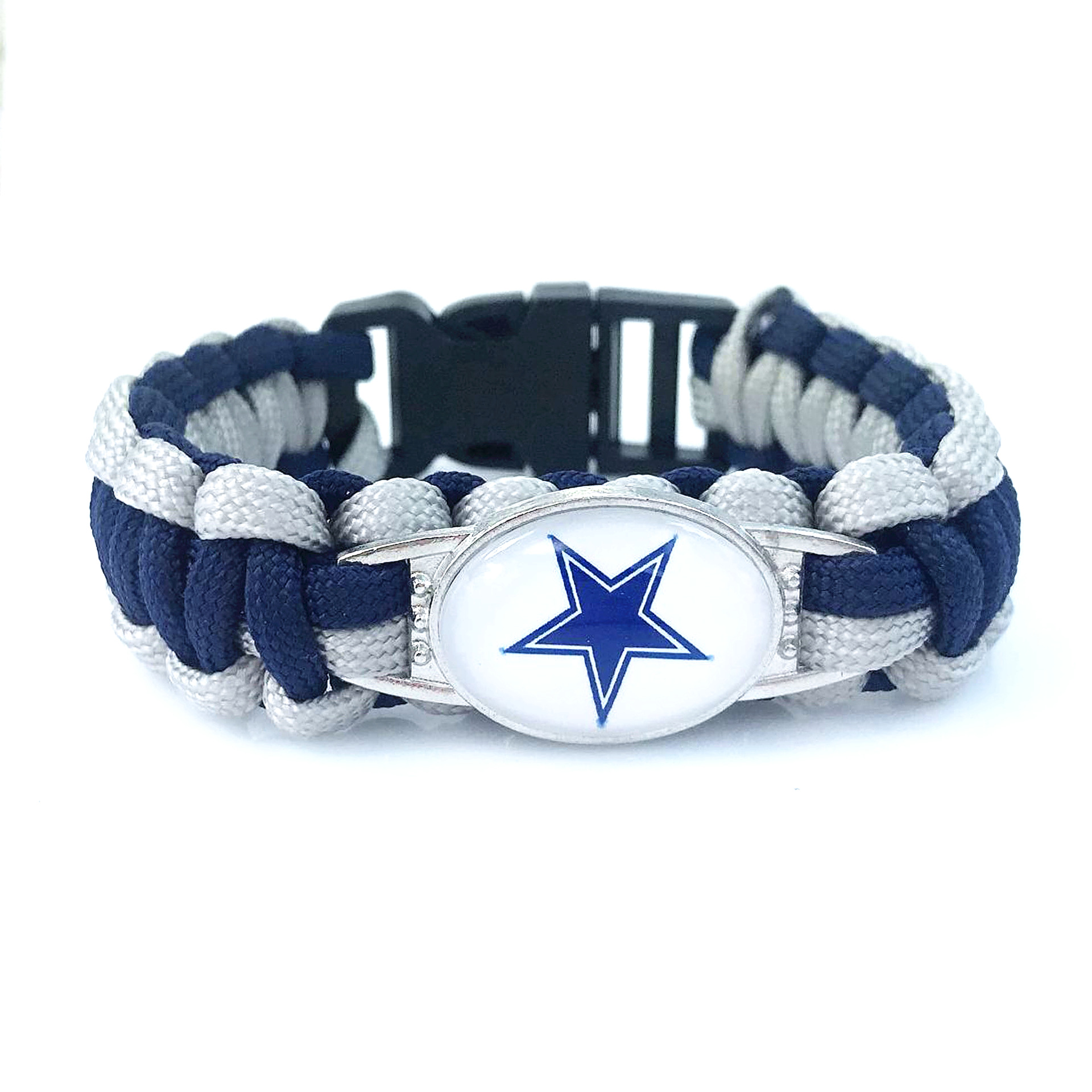 New alloy buckle umbrella cord braided bracelet bracelet-Dallas Cowboys - fitnfan
